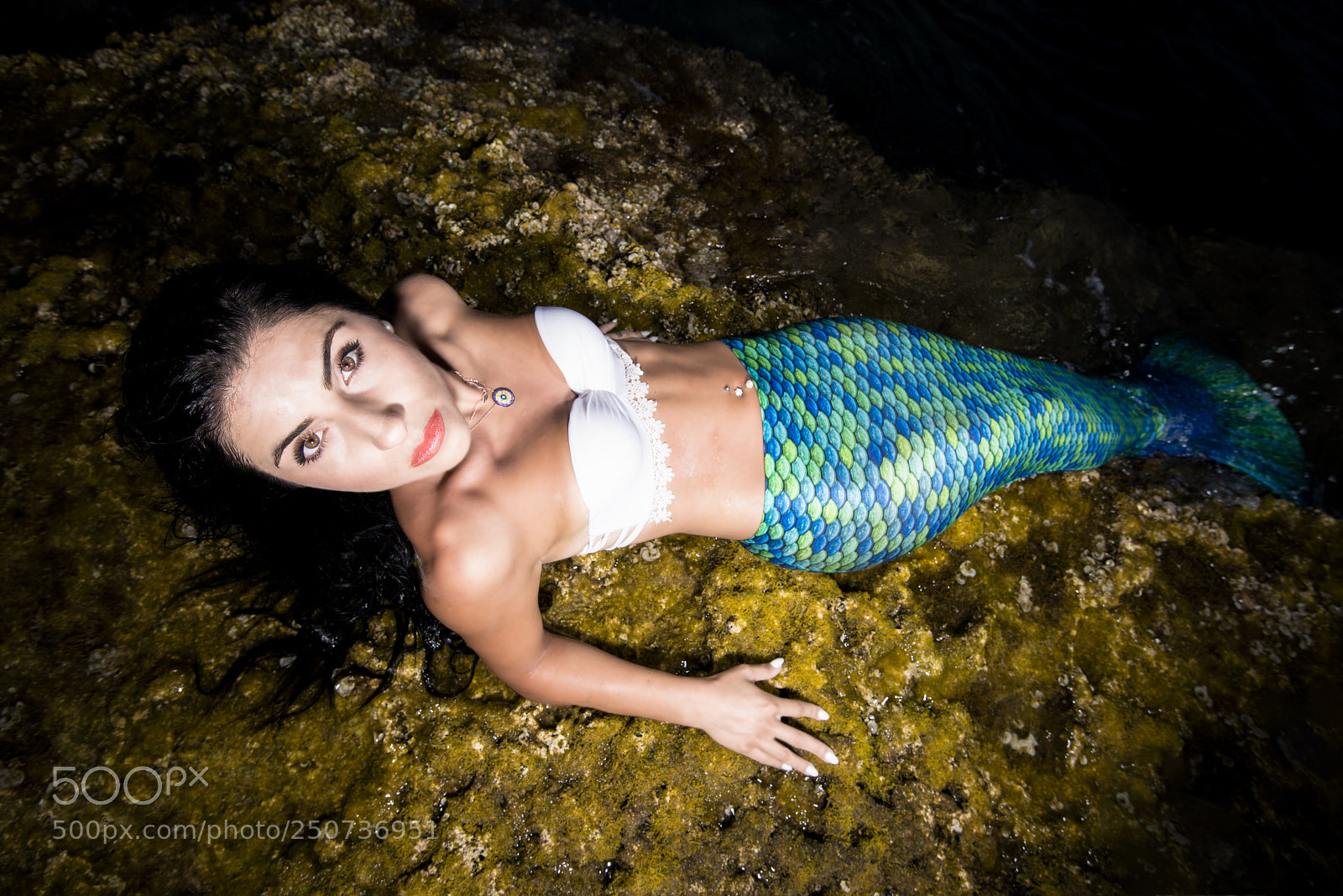 Nikon D800E sample photo. Mermaid face photography