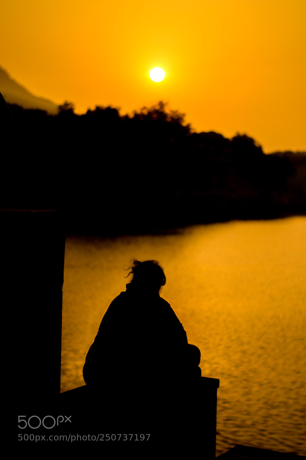 Nikon D3200 sample photo. The golden hour thoughts photography