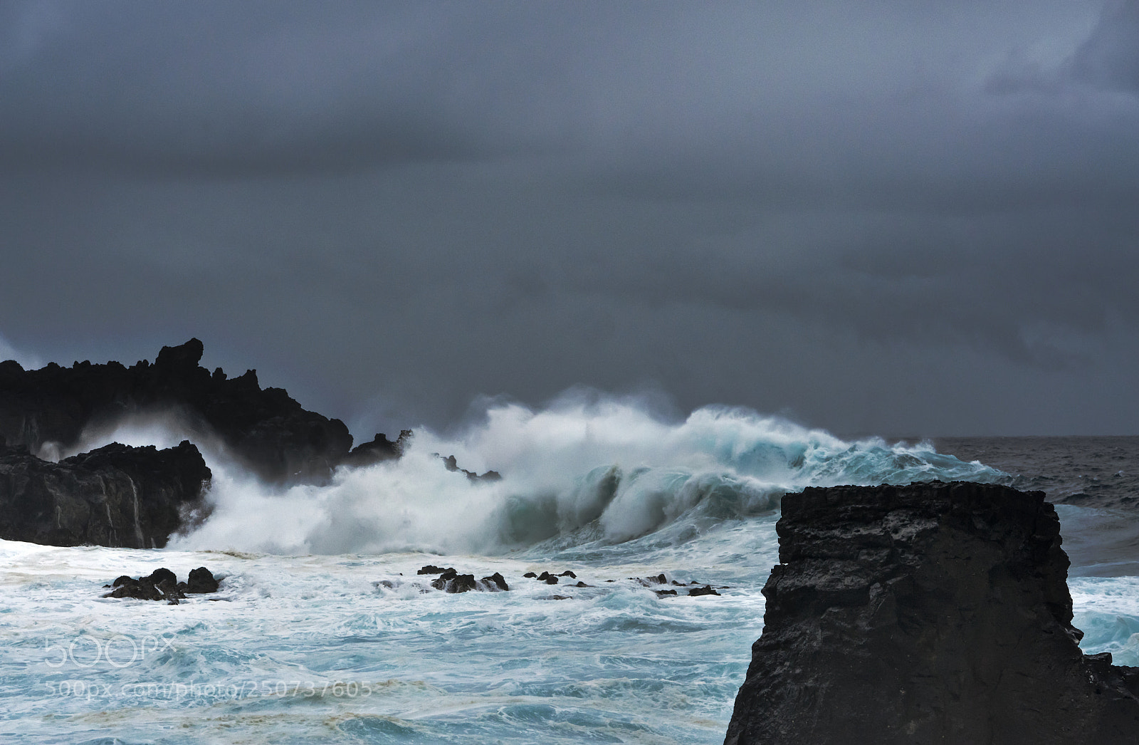Sony a7R sample photo. Stormy coast photography
