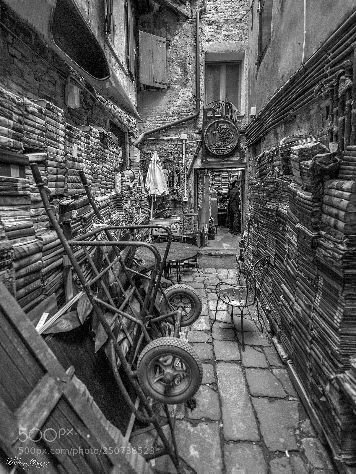Nikon D810 sample photo. Libreria acqua alta photography