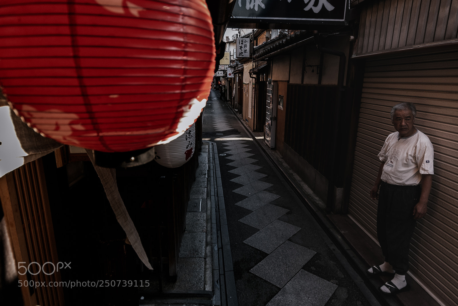 Nikon D80 sample photo. Man in kyoto photography
