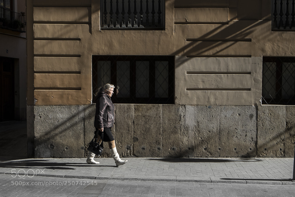 Fujifilm X-E1 sample photo. Sidewalk photography