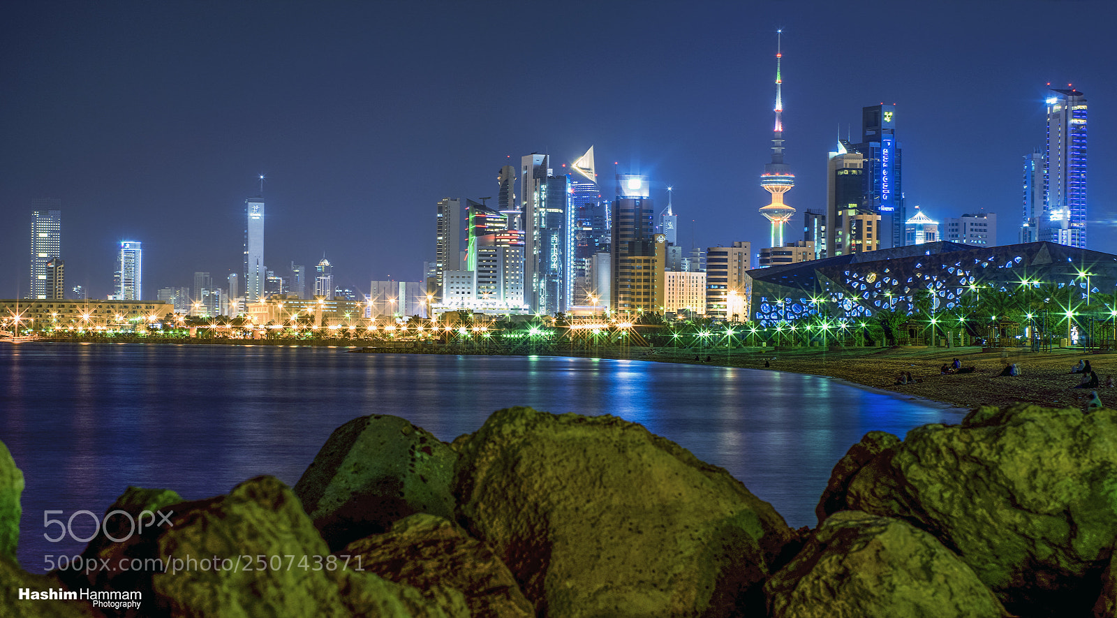 Pentax K-3 sample photo. Kuwait city at night photography