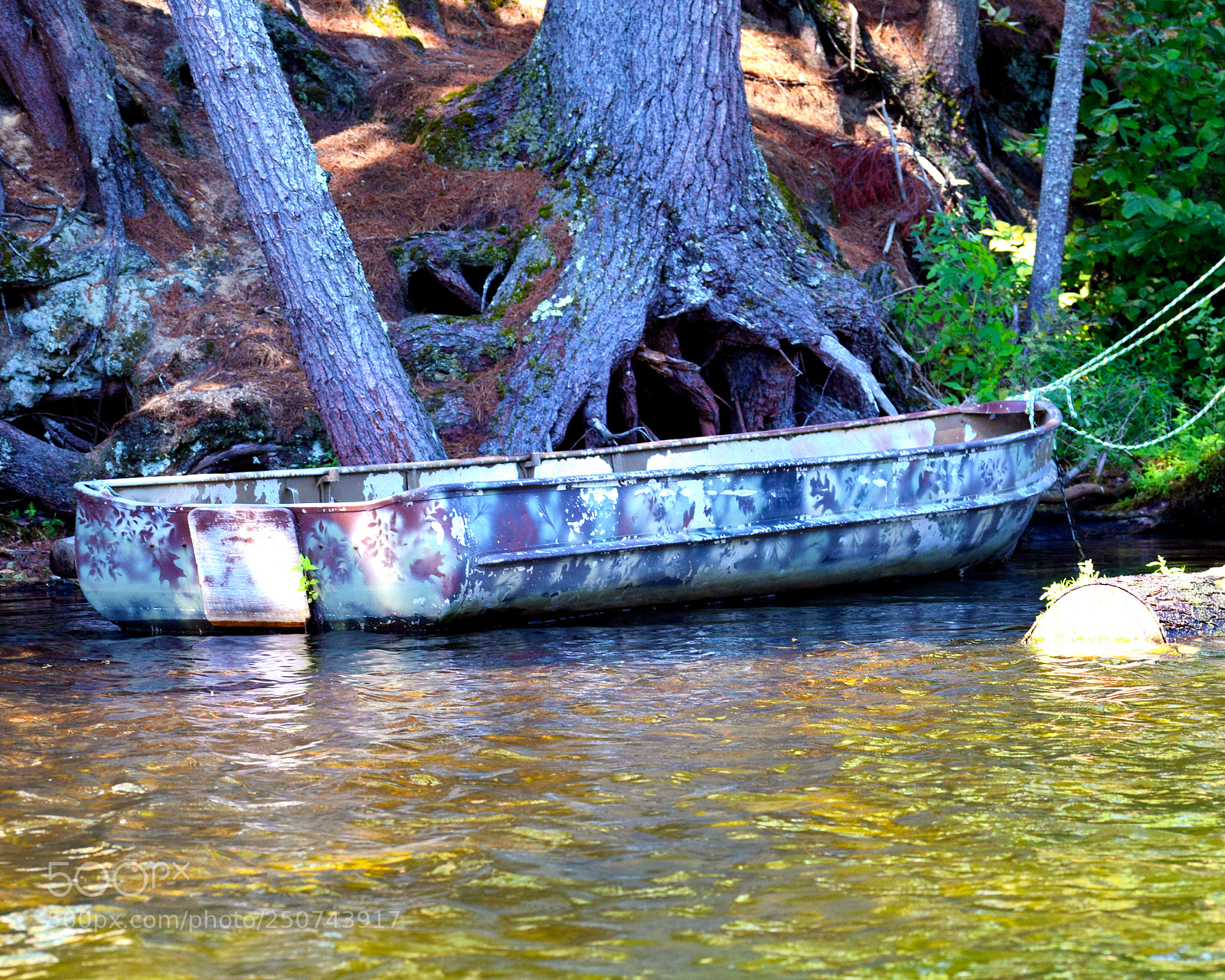 Nikon D3300 sample photo. Old blue boat photography