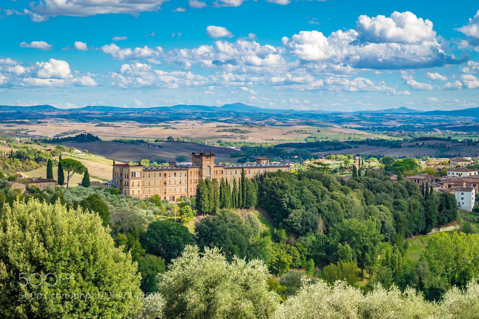 Nikon D3300 sample photo. Tuscan view from siena photography