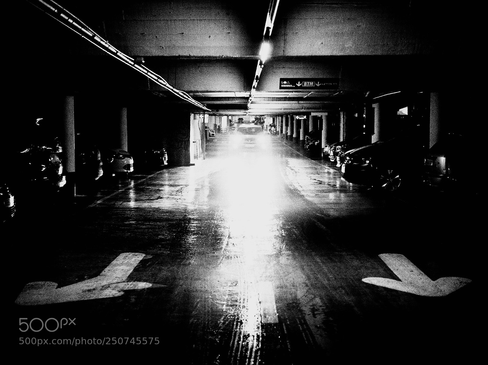 Olympus OM-D E-M5 II sample photo. Parking barcelona photography