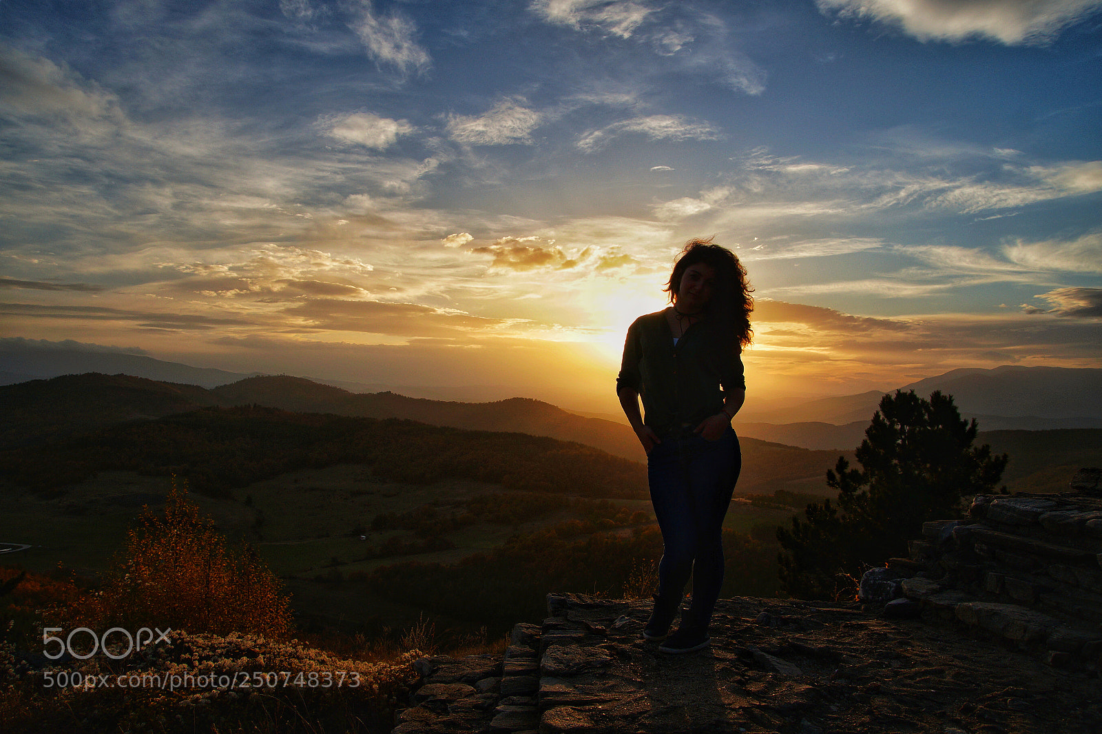 Sony SLT-A58 sample photo. The sunset girl photography