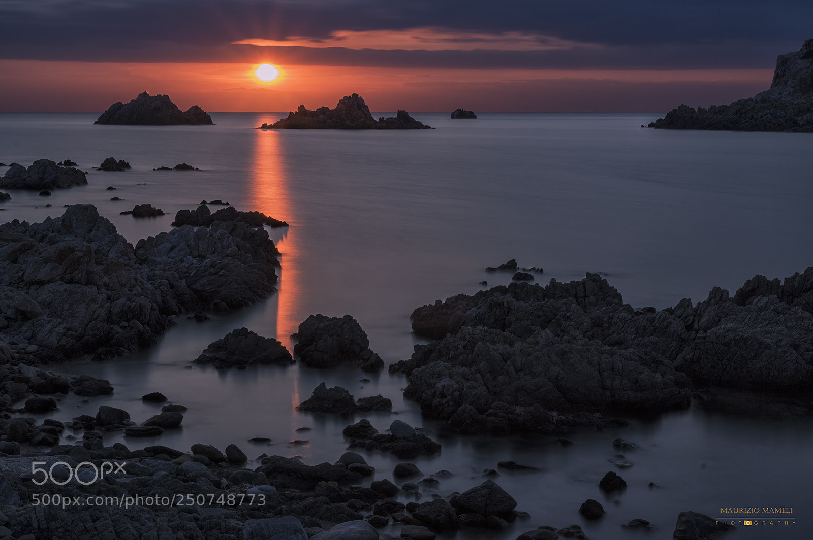 Pentax K-3 sample photo. Tramonto tra gli scogli photography