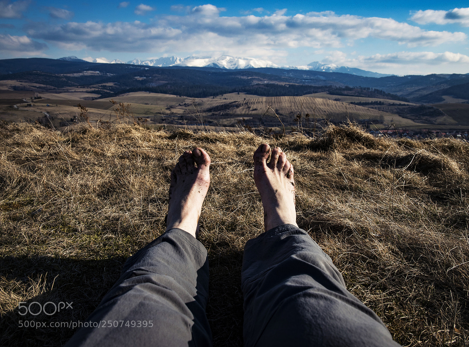Nikon D5500 sample photo. Bare feet with landscape photography