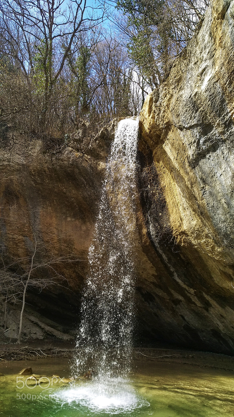Xiaomi MI MAX 2 sample photo. Waterfall in the forest photography