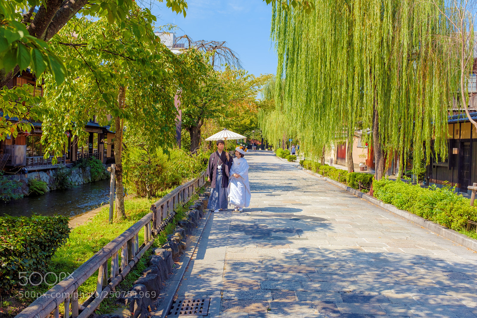 Fujifilm X100F sample photo. Gion couple photography