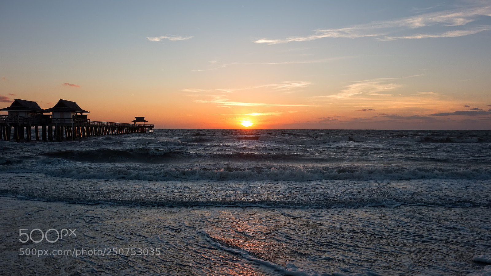 Sony Cyber-shot DSC-RX100 sample photo. Naples pier sunset photography