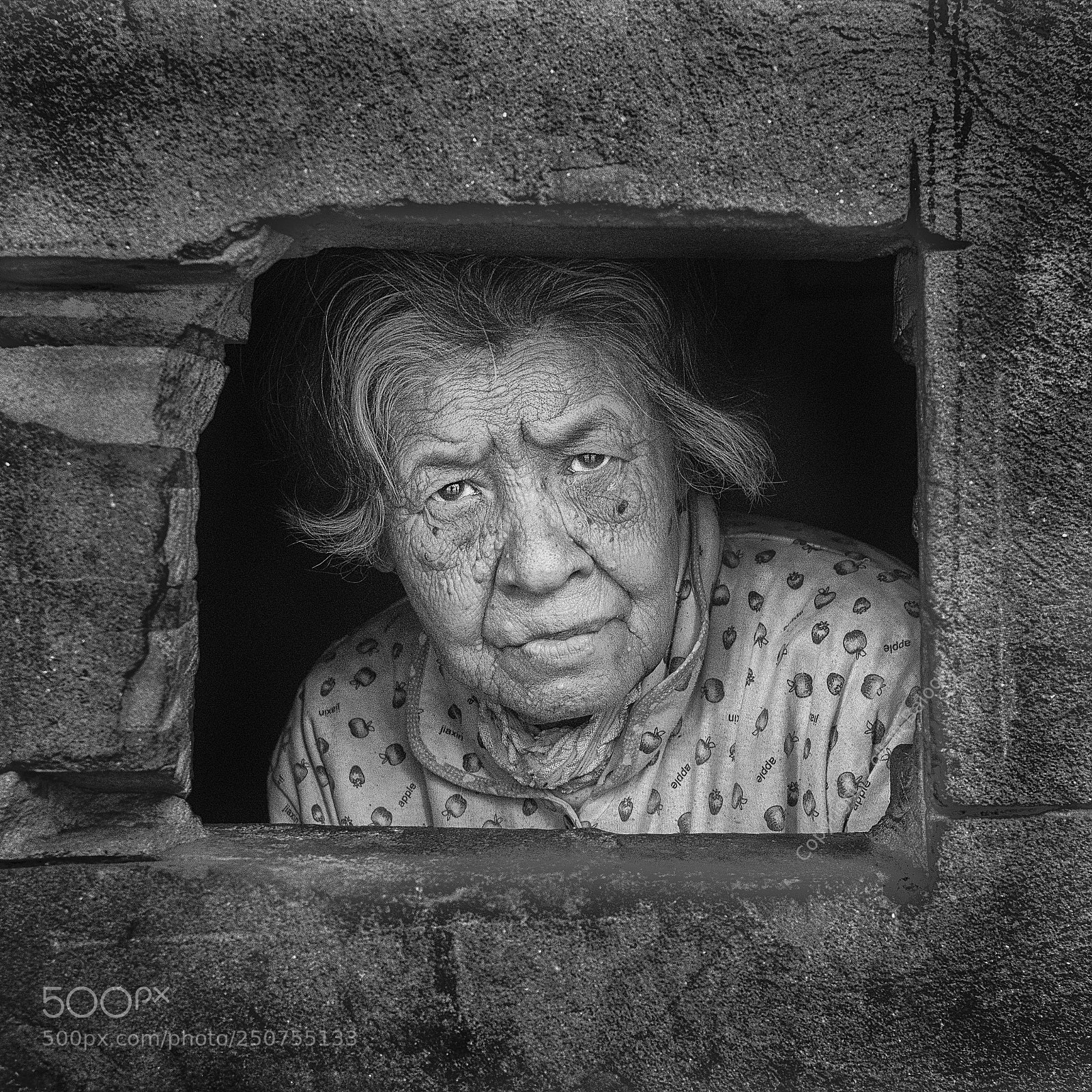 Nikon D800 sample photo. Old lady in her photography