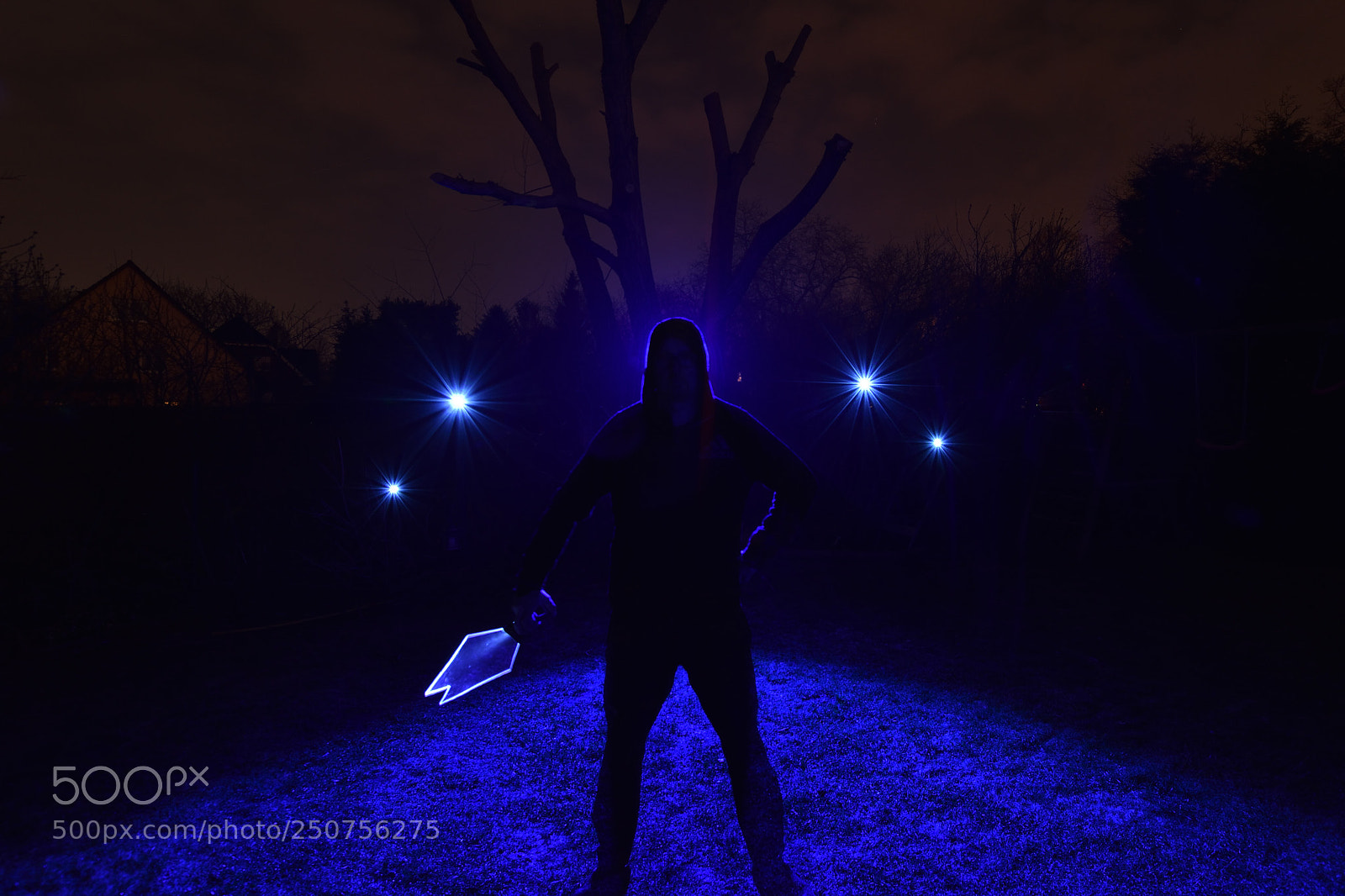 Nikon D7200 sample photo. Blue man photography