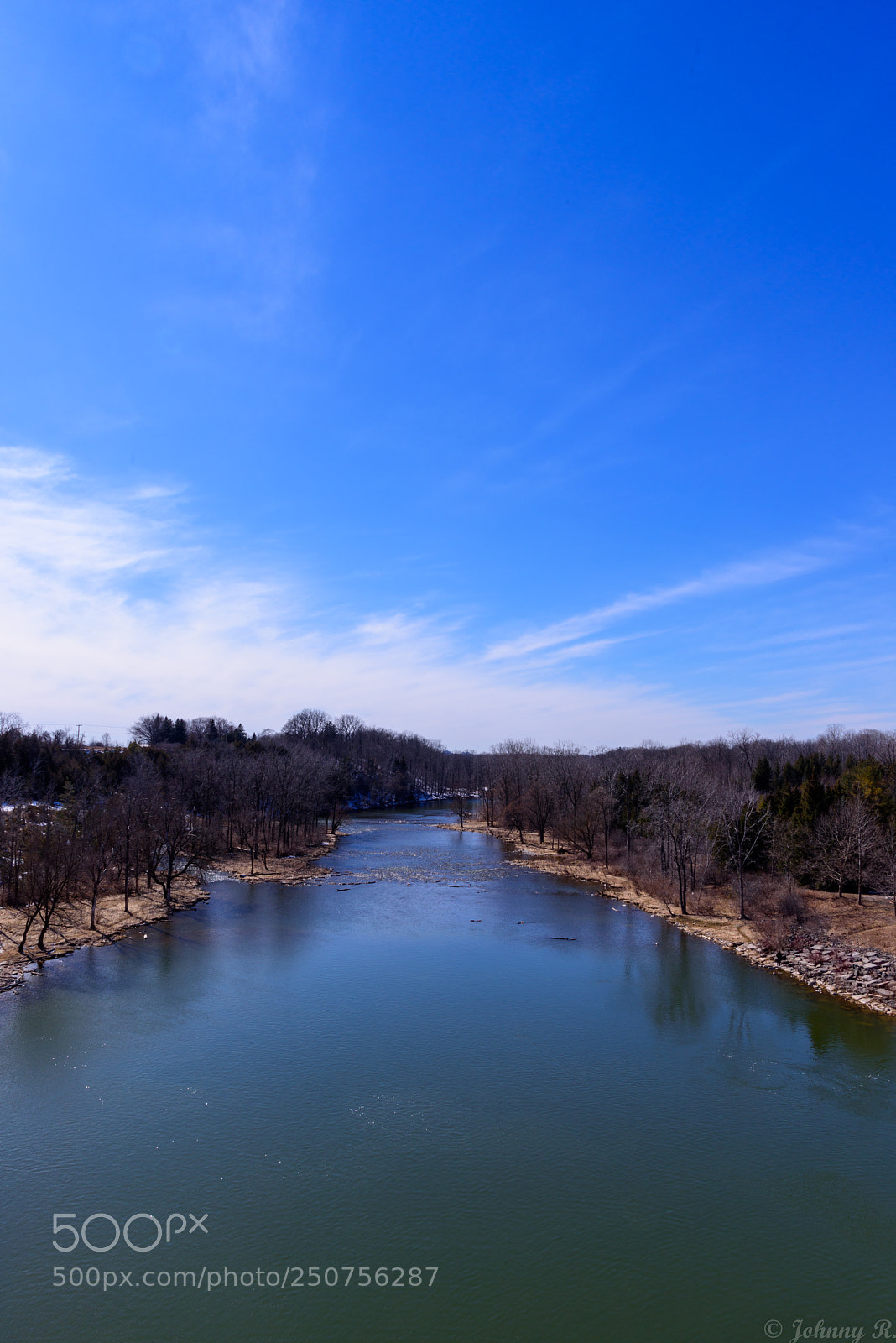 Nikon D810 sample photo. Serene sky and river photography