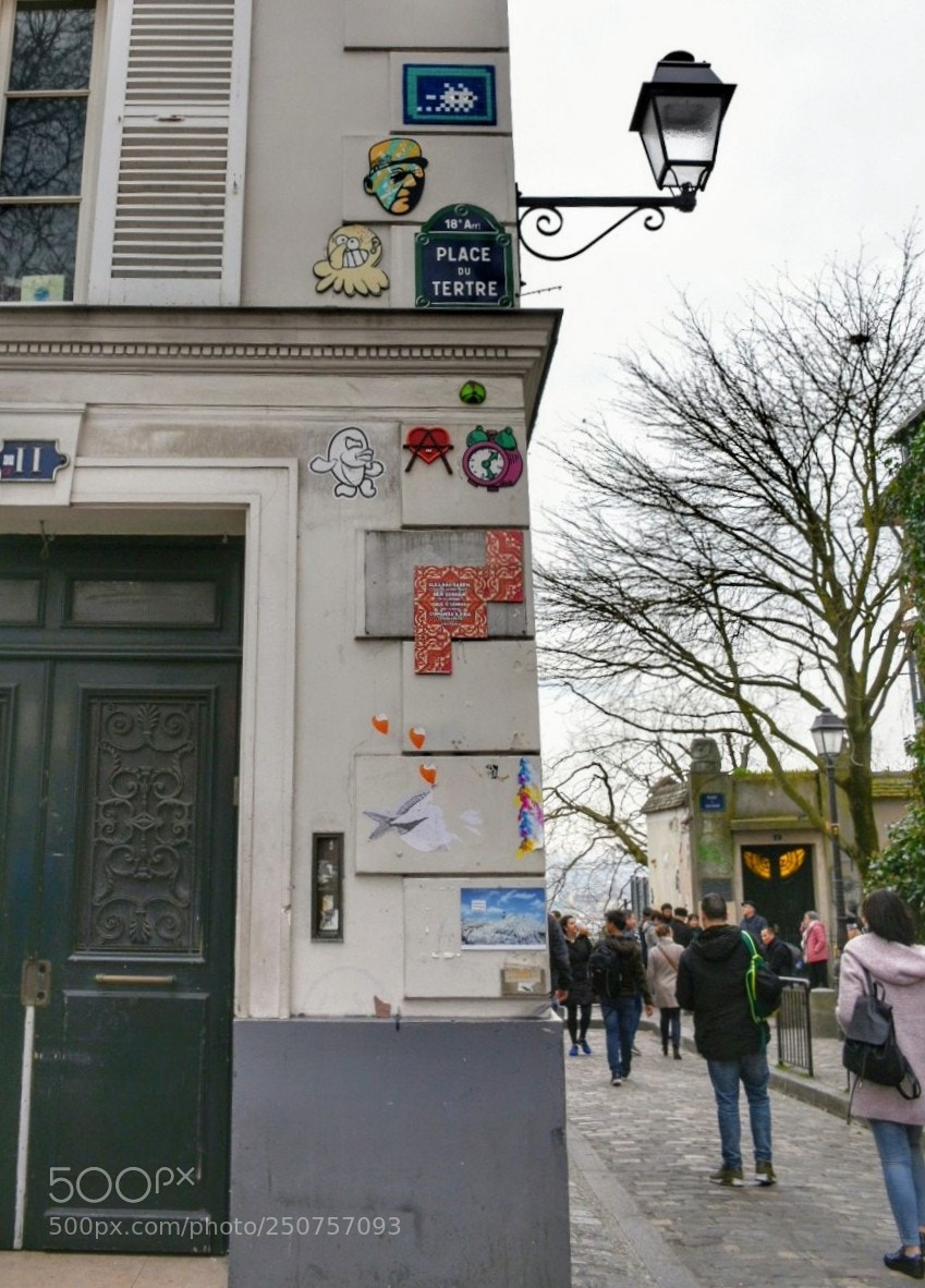 Nikon D7200 sample photo. Artecallejero streetart montmartre paris photography