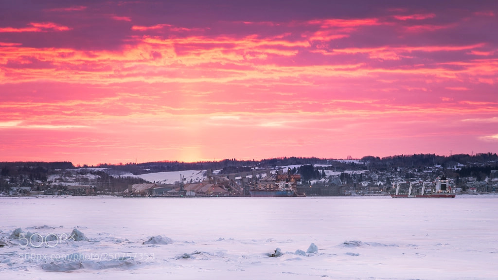 Nikon D7200 sample photo. Pink sunset photography