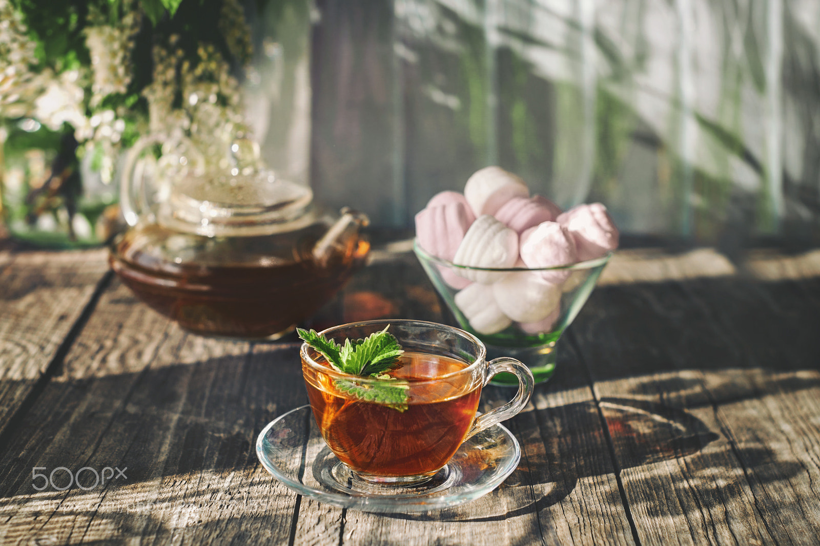 Nikon D700 sample photo. Delicious strawberry green mint photography