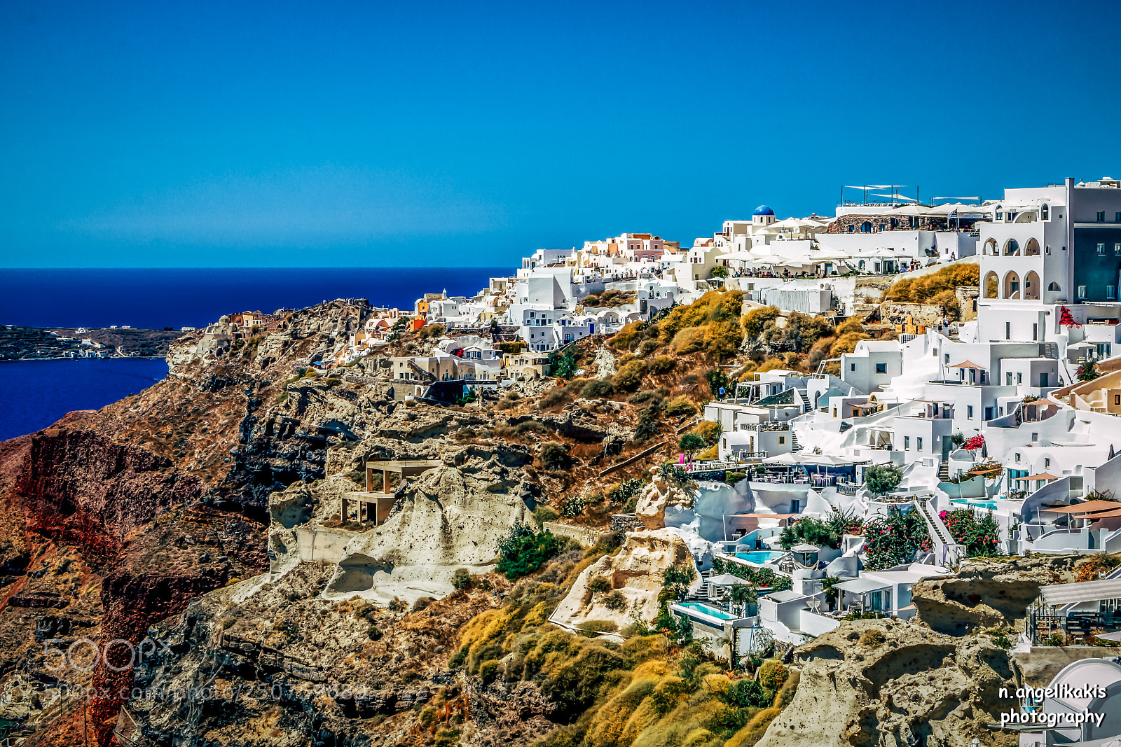 Canon EOS 750D (EOS Rebel T6i / EOS Kiss X8i) sample photo. Oia santorini photography