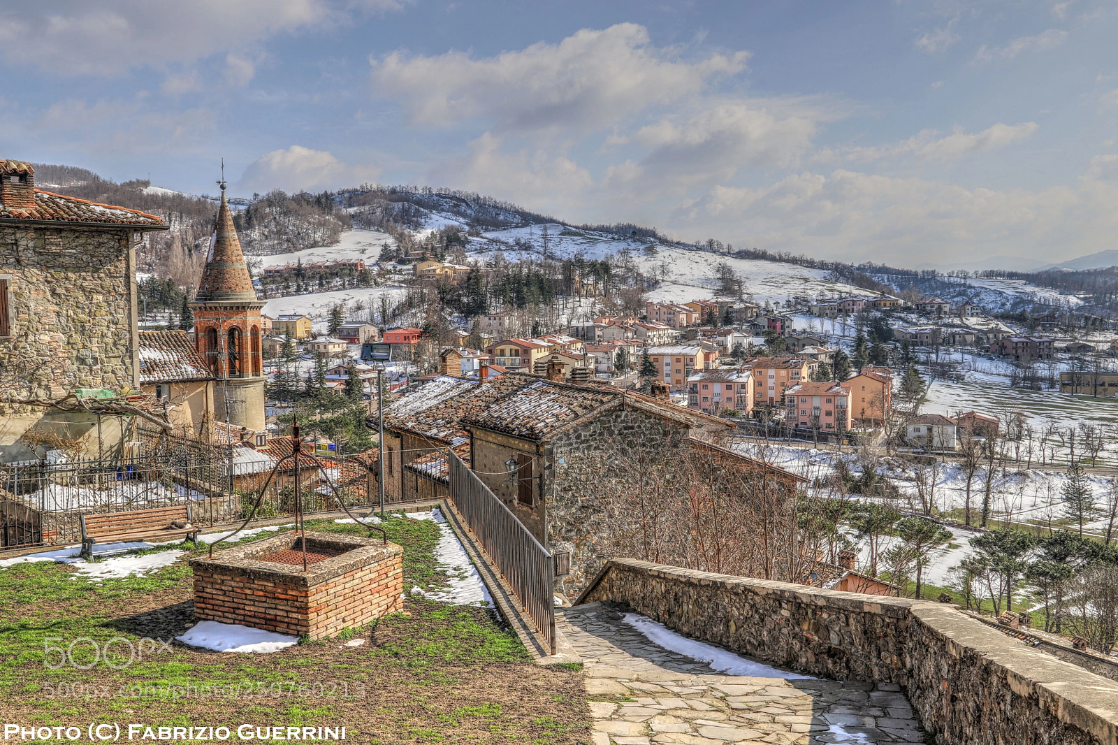 Canon EOS 6D Mark II sample photo. Snowy hills from rocca photography