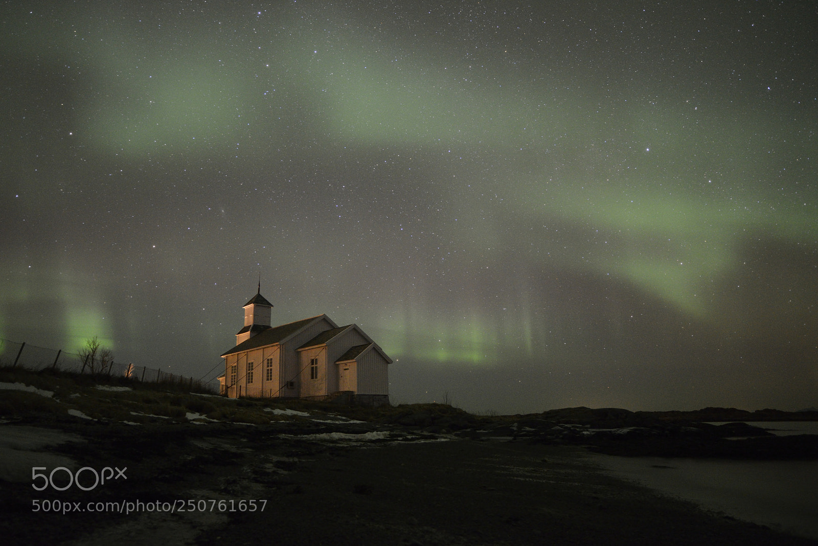 Nikon D800 sample photo. Gimsøya church photography