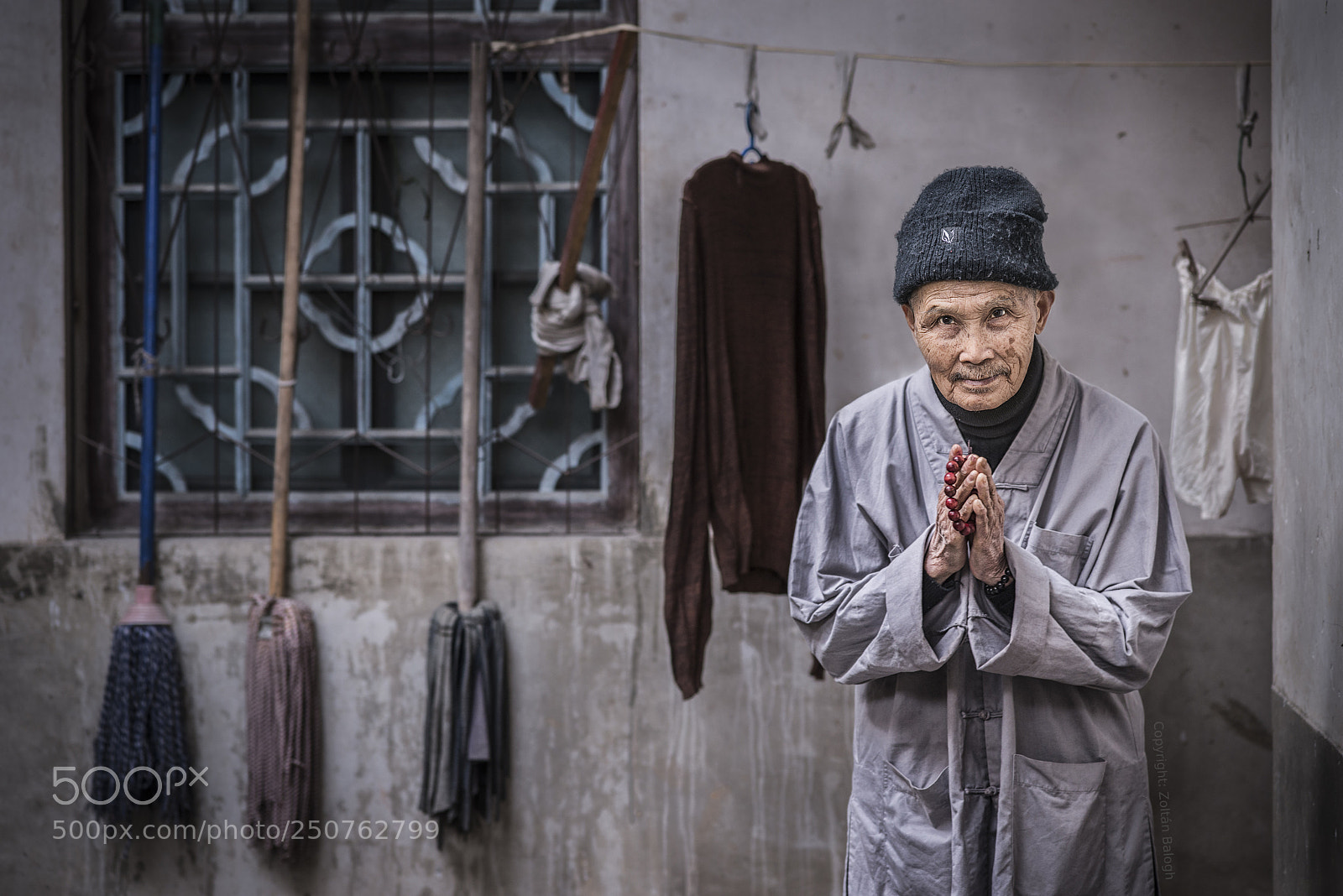 Nikon D800 sample photo. Retired buddhist janitor photography