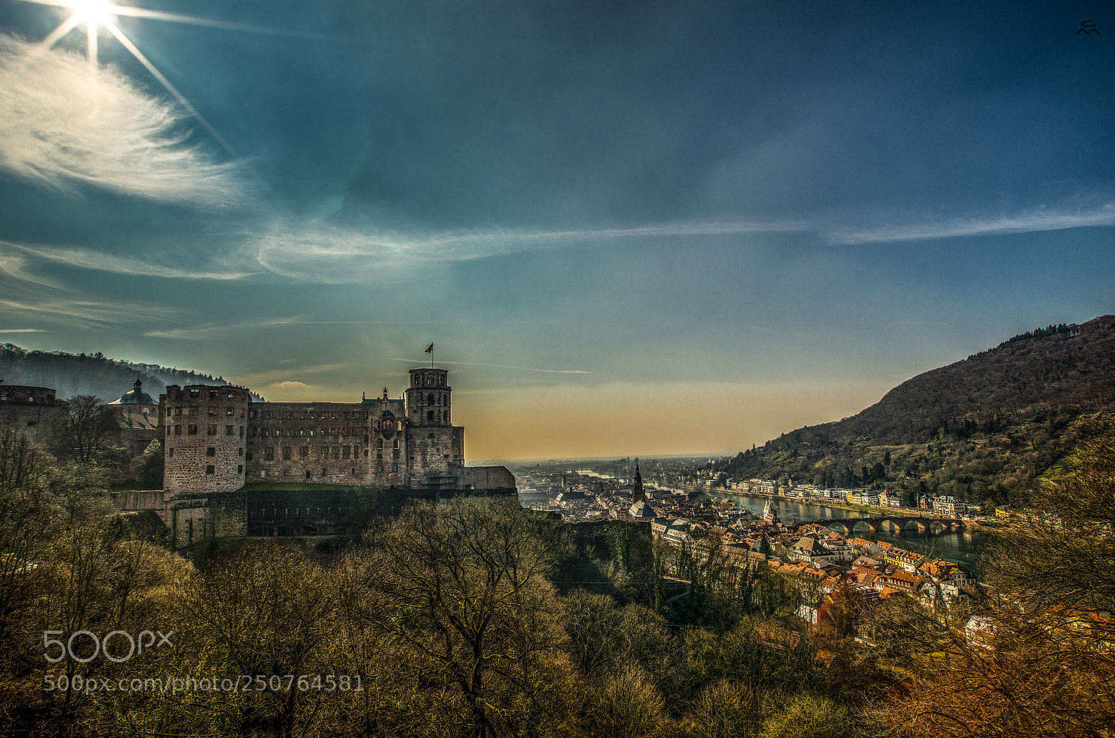 Nikon D800 sample photo. Heidelberg castle - far photography