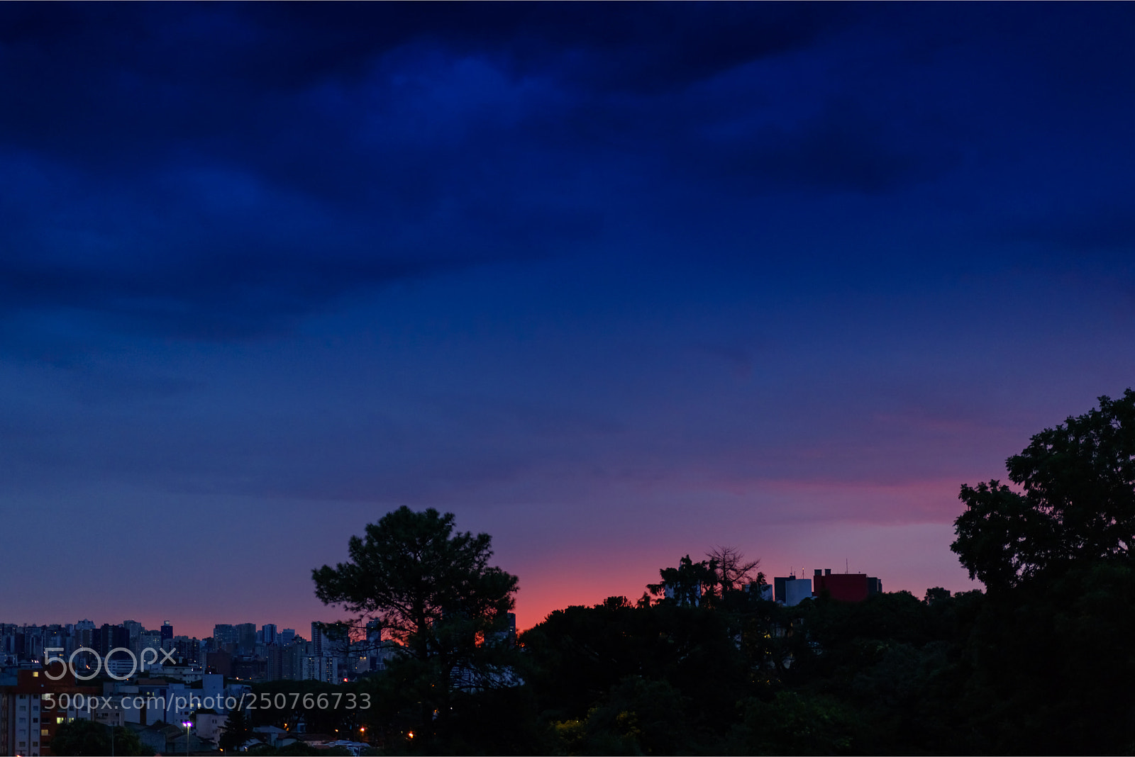 Canon EOS 80D sample photo. Curitiba dusk photography