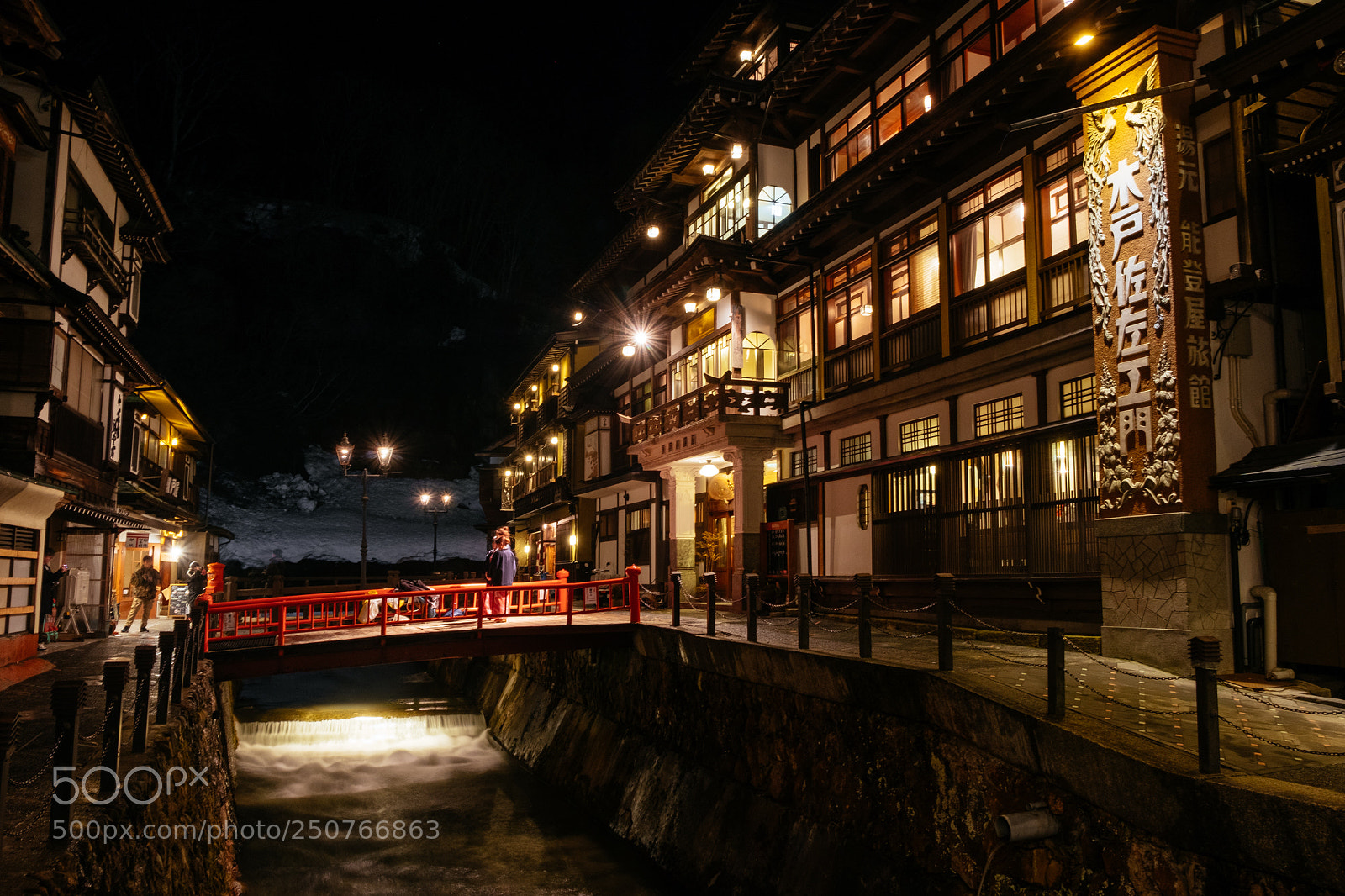 Fujifilm X-T20 sample photo. Ginzan onsen 1：銀山温泉 photography