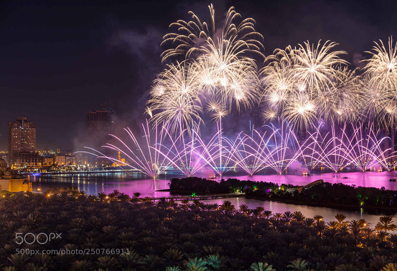 Canon EOS 5DS R sample photo. Fireworks at lagoon photography