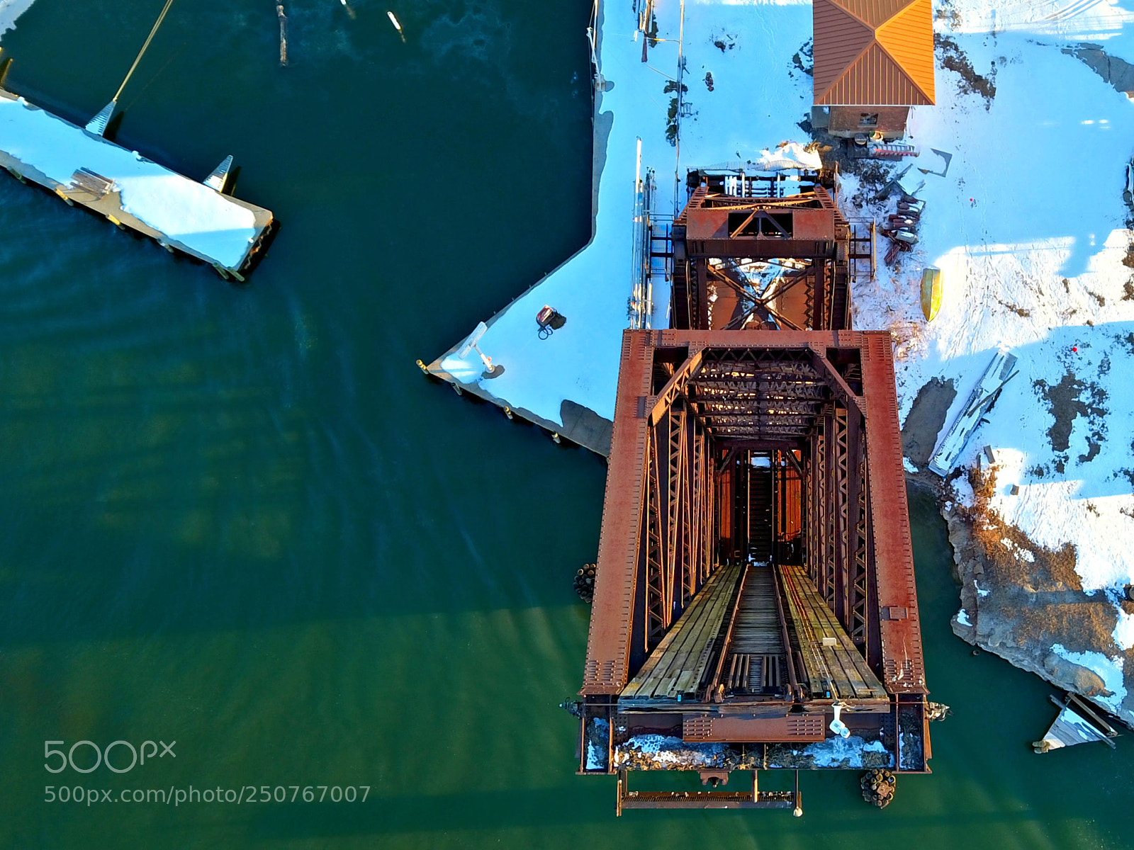 DJI FC220 sample photo. A bridge above... photography