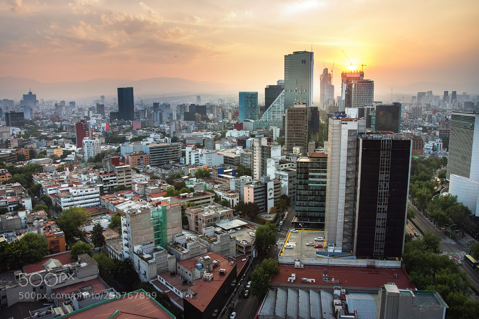 Nikon D7200 sample photo. Mexico city sunset photography
