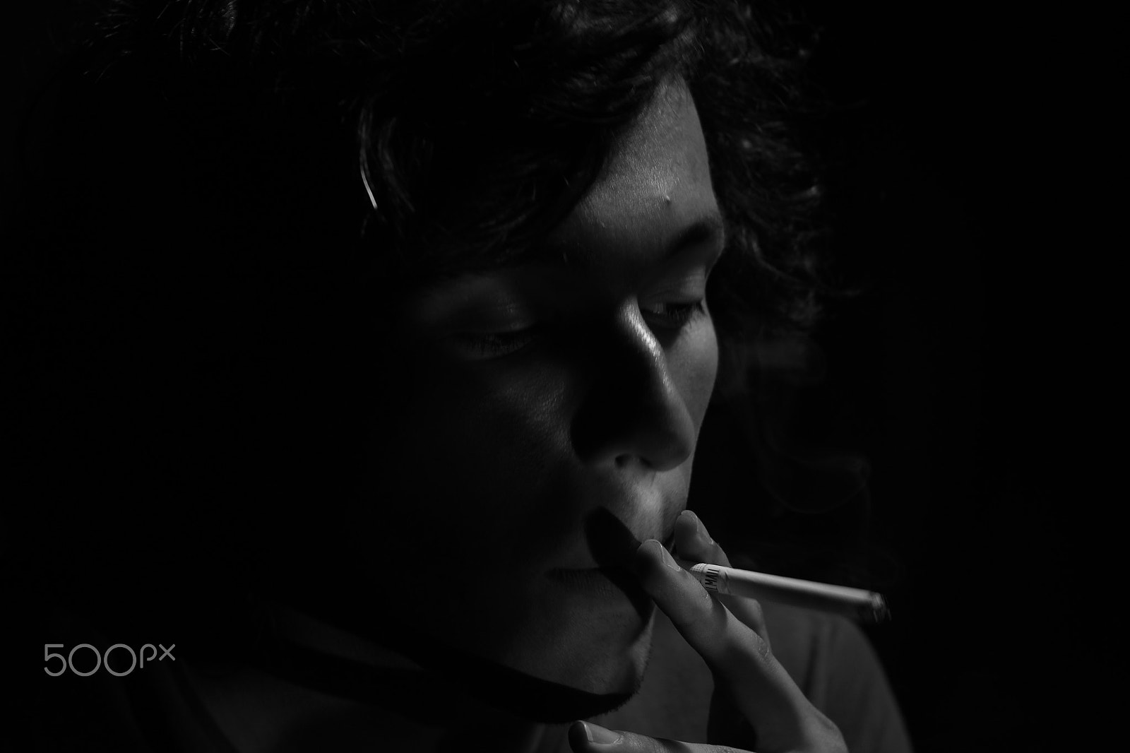 Canon EF 50mm F1.8 II sample photo. Smoking - hurting photography