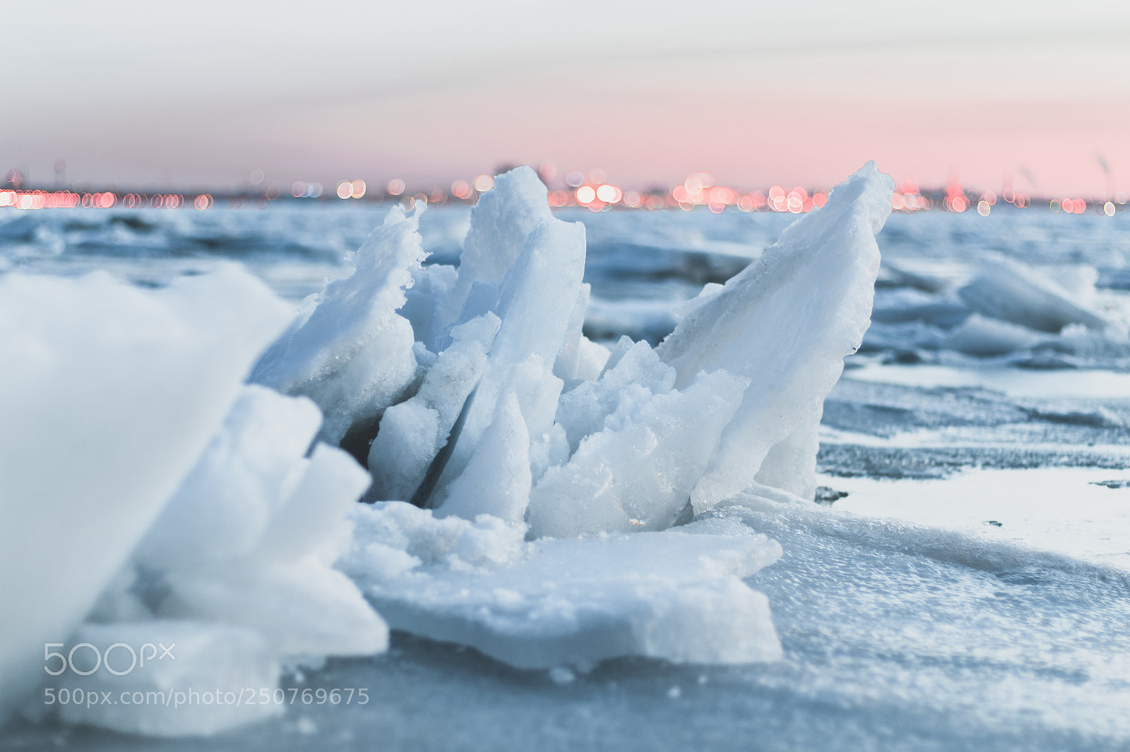 Canon EOS 7D Mark II sample photo. Baltic sea ice chunks photography