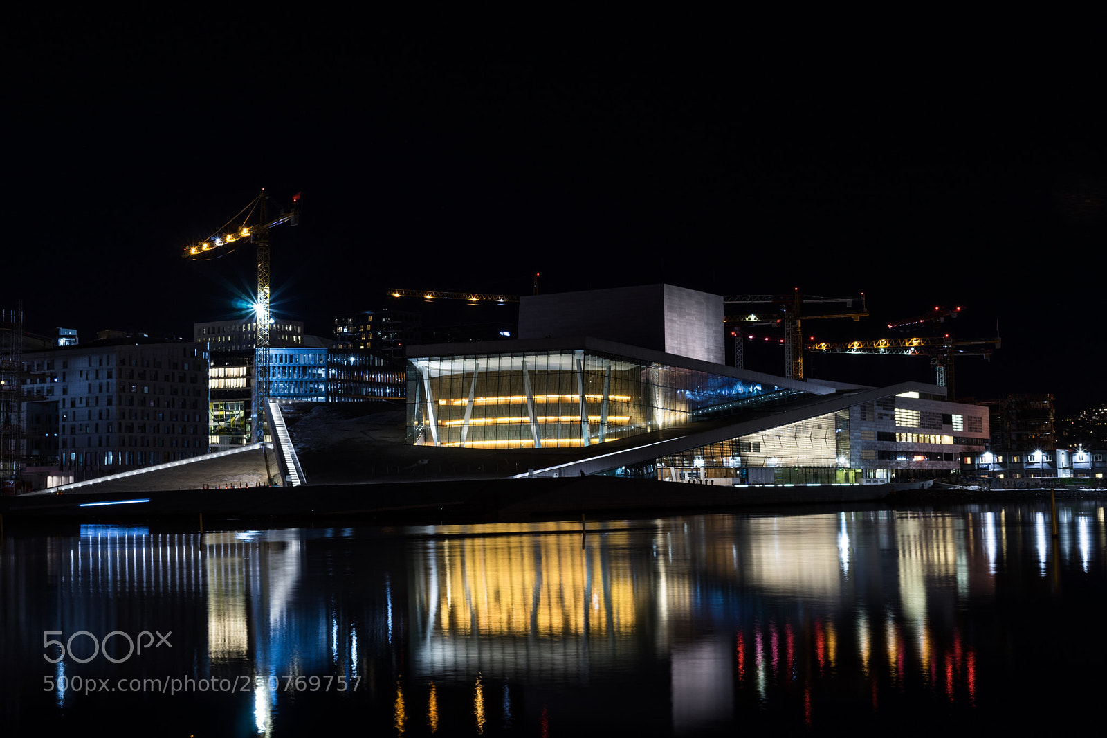 Sony a7 sample photo. Oslo opera house photography