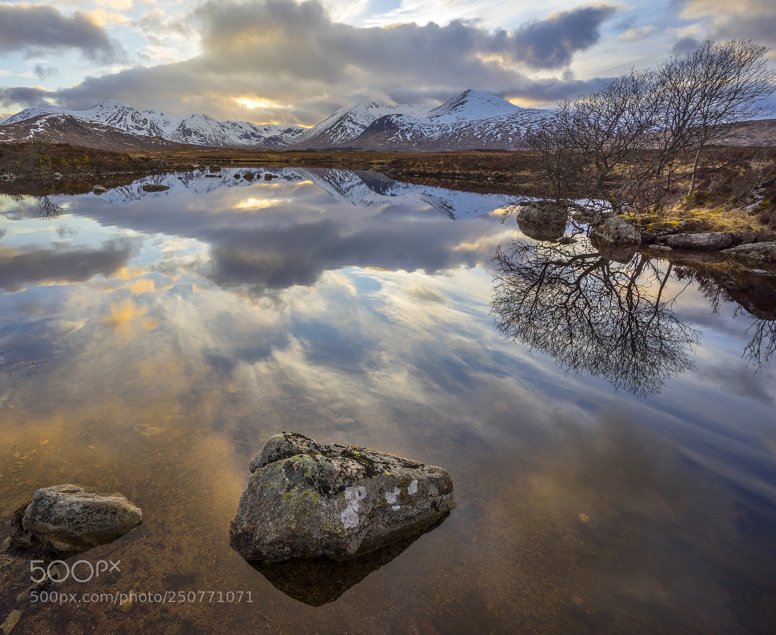 Sony a7R sample photo. Loch n'achlaise glenoce photography