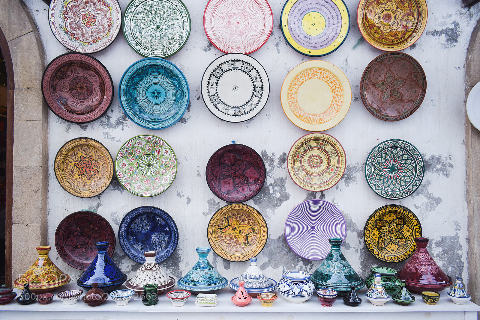 Nikon D5300 sample photo. Moroccan plates photography