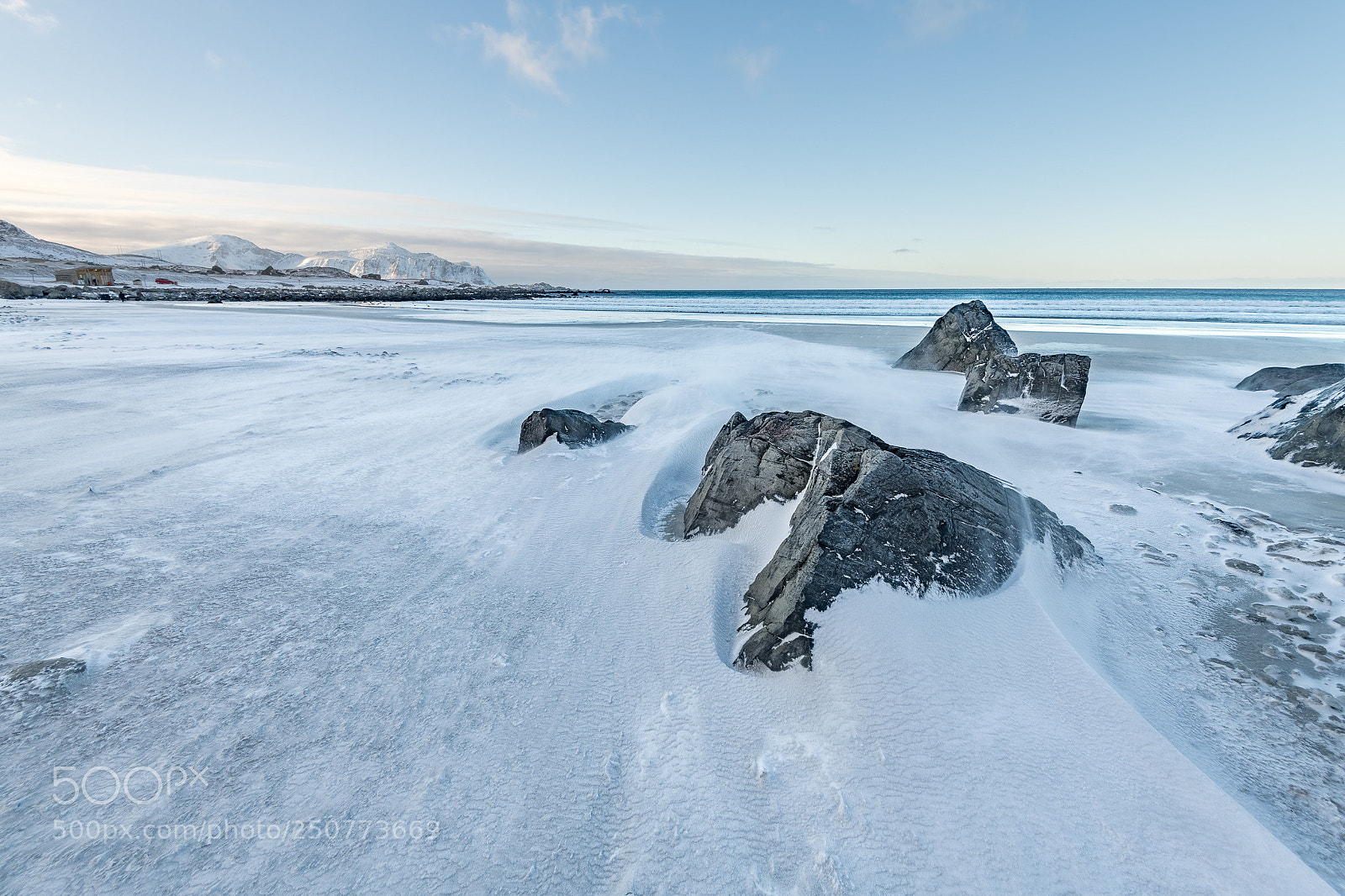 Nikon D850 sample photo. Snow and sand, flakstad photography