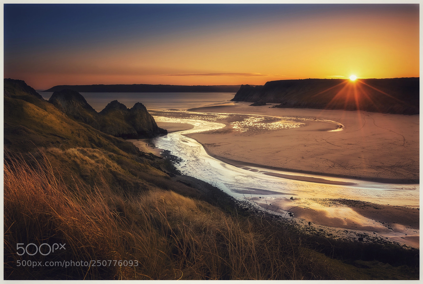 Canon EOS 7D Mark II sample photo. Sunset at 3 cliffs photography