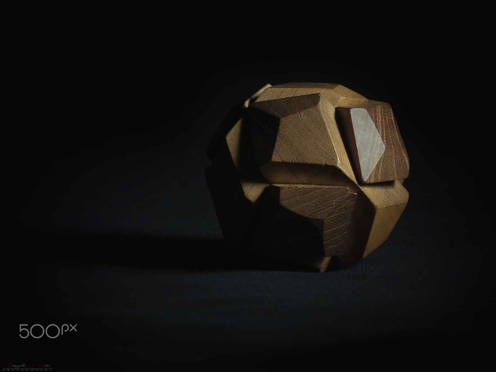 Fujifilm FinePix HS50 EXR sample photo. Interlocking wooden puzzle photography