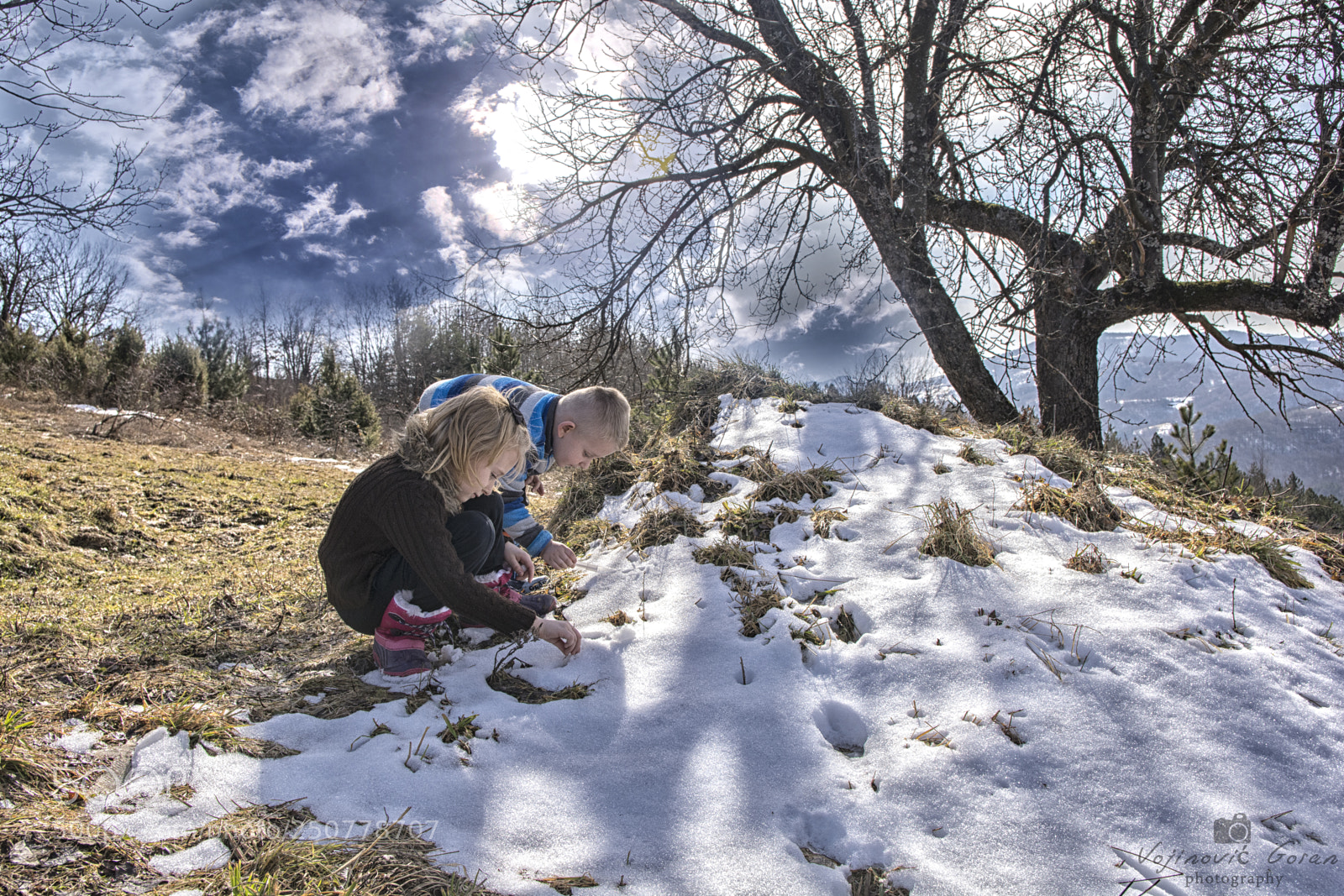 Nikon D7100 sample photo. Winter (kids play) photography