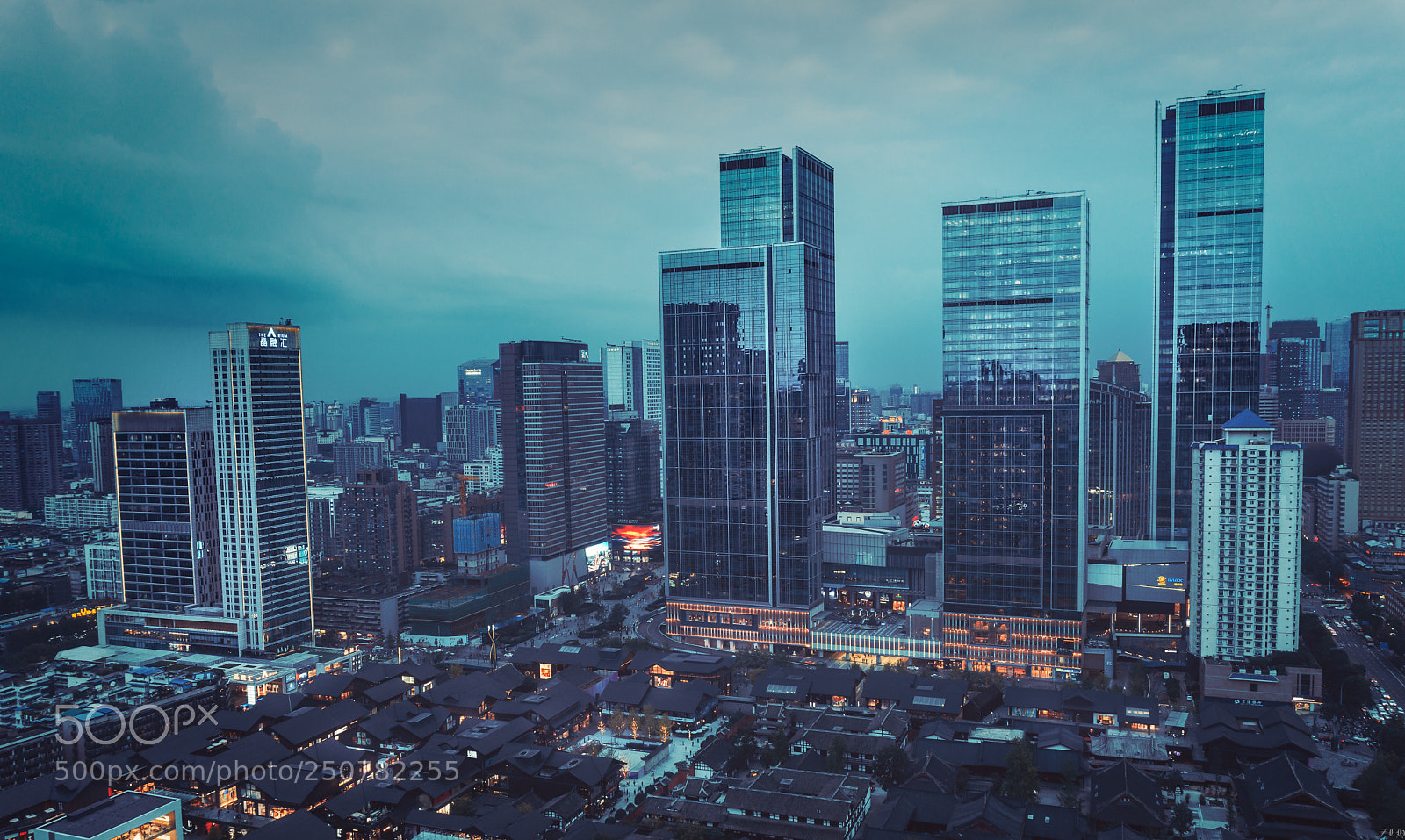 Sony a6000 sample photo. Night of chengdu2 photography