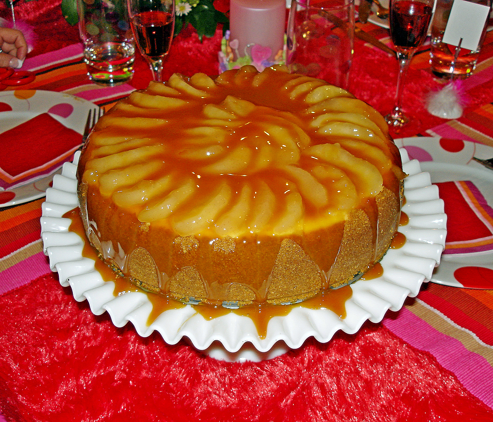 Sony DSC-W1 sample photo. Caramel apple cheesecake valentine photography