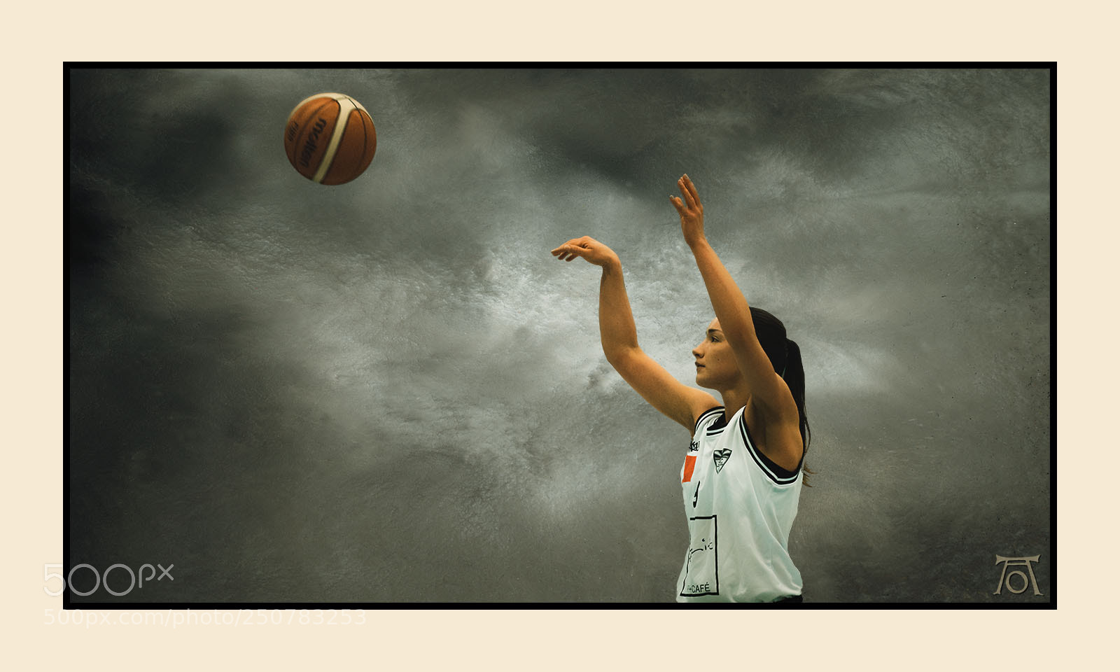 Sony a7R III sample photo. Basketball (composit) photography
