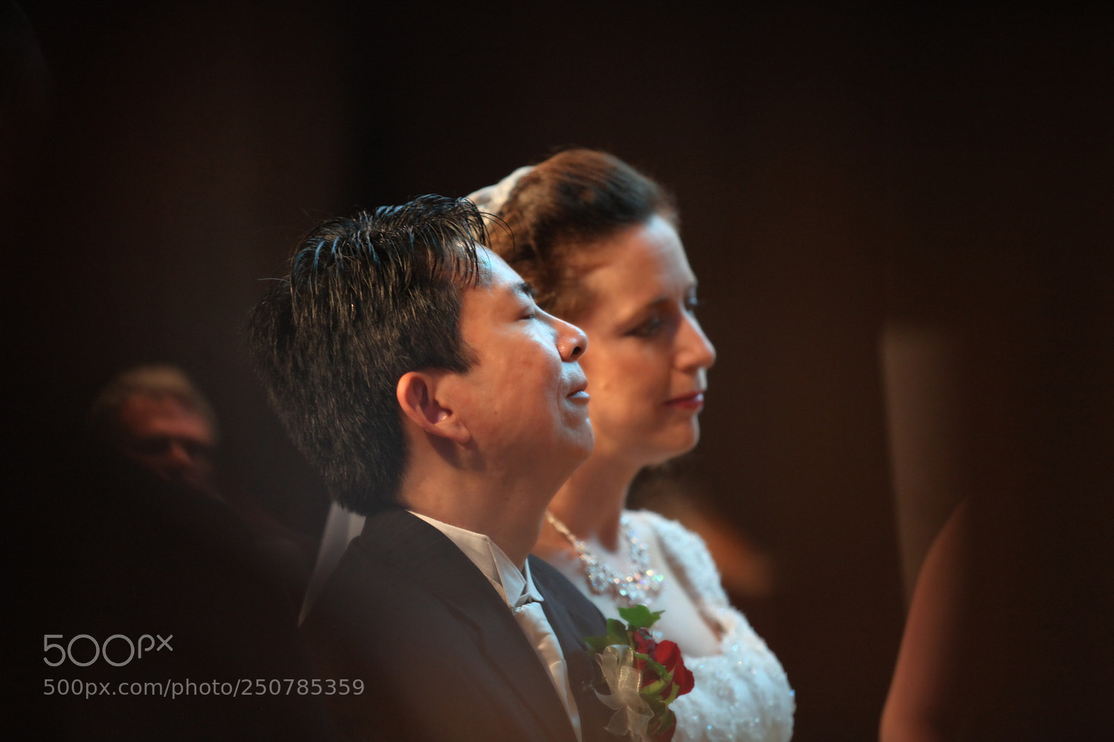 Canon EOS 5D Mark II sample photo. Serene bride and groom photography