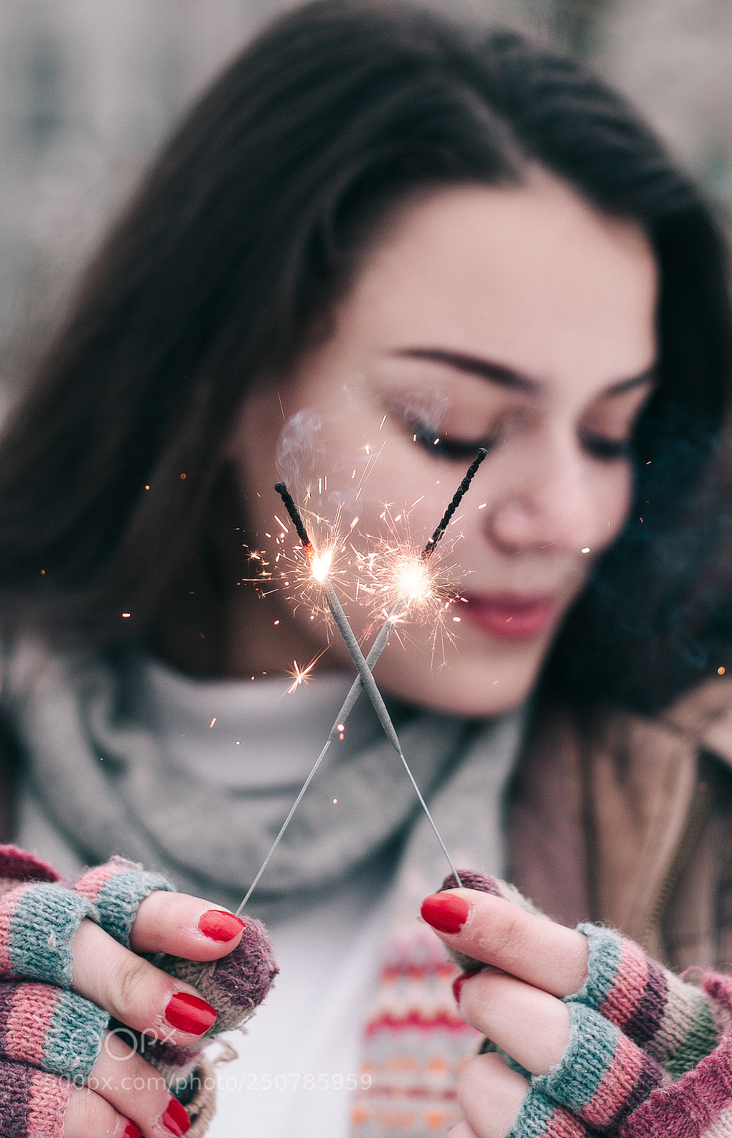 Canon EOS 5D sample photo. Sparklers photography