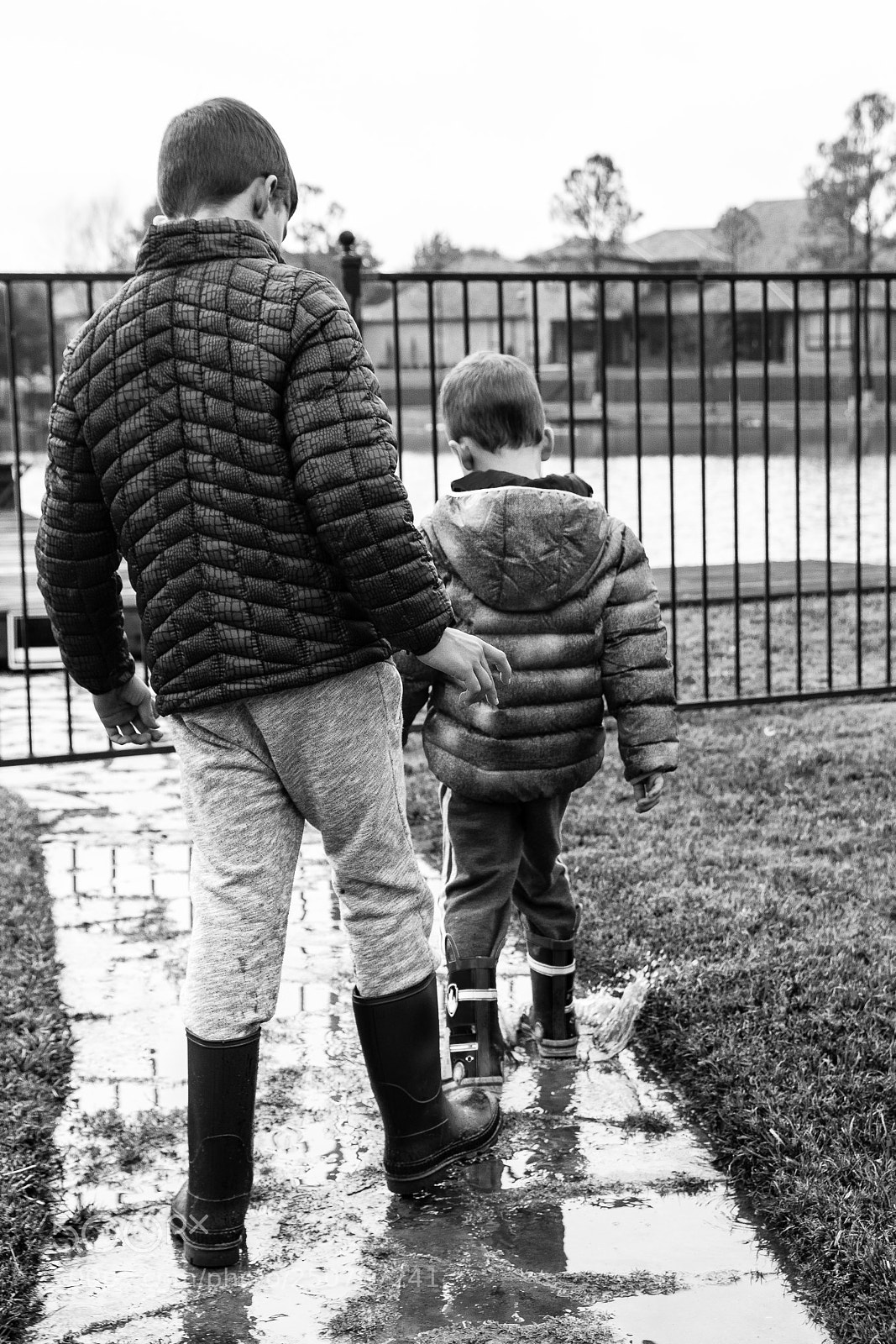 Nikon D7200 sample photo. Splashing in puddles photography