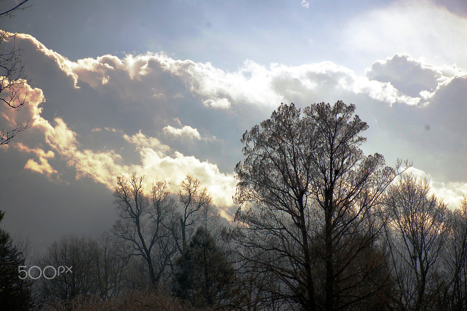 Nikon D40 sample photo. Omnious clouds before a storm photography