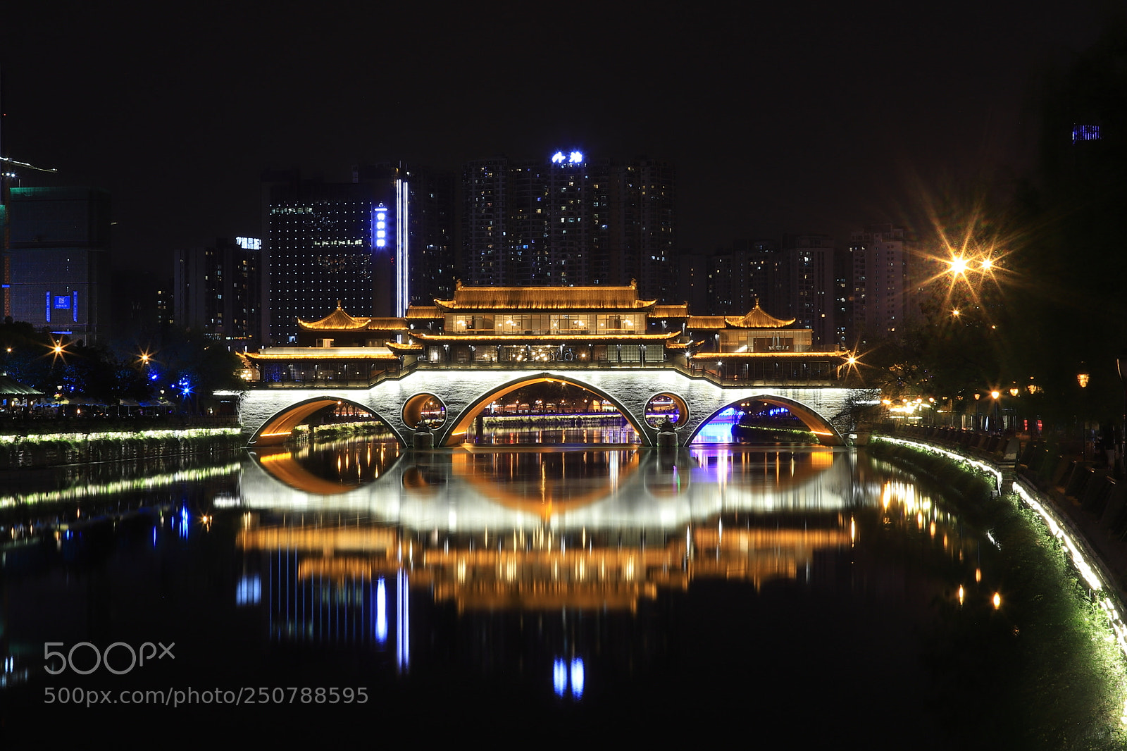 Canon EF 24-105mm F4L IS USM sample photo. Anshun bridge in chengdu photography