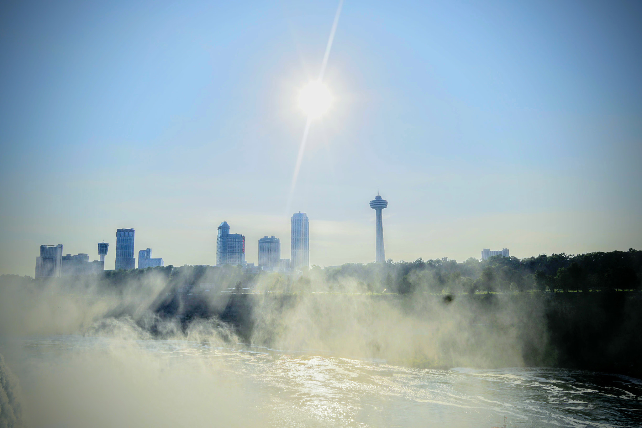 Sony a6300 + Sigma 19mm F2.8 EX DN sample photo. Niagara falls photography